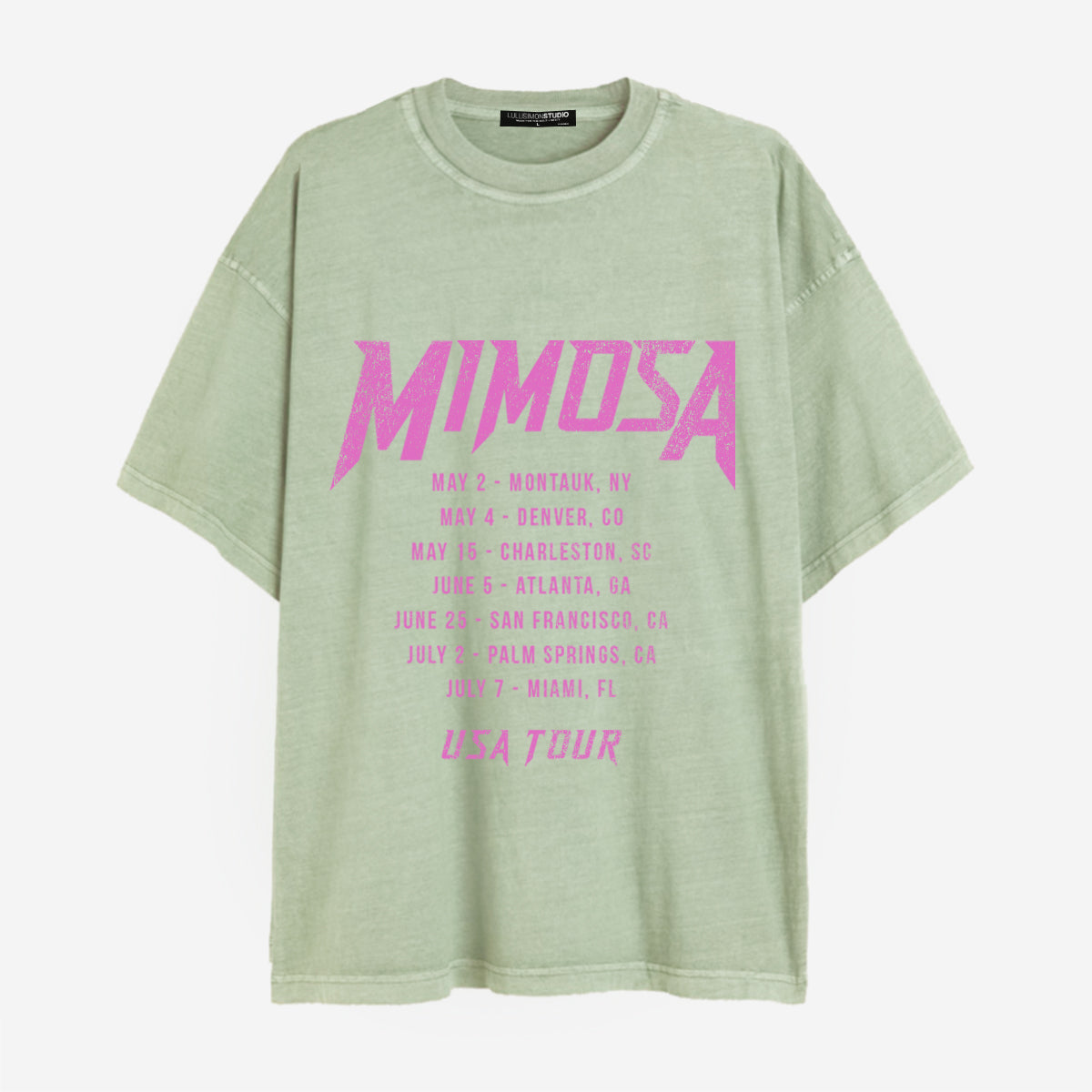 Mimosa Tour Pigment Dye Tee