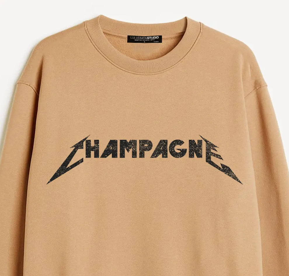 Champagne Metal Sweatshirt