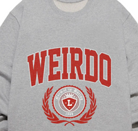 Weirdo Normal is Boring Sweatshirt - Heather Gray