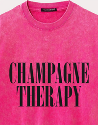 Champagne Therapy Vintage Wash Tee