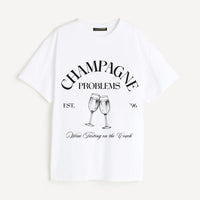 Champagne Problems Pigment Dye Tee