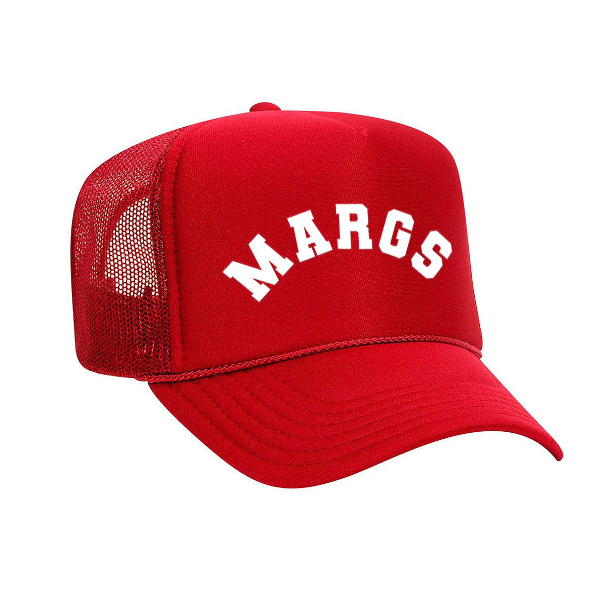Margs Puff Print Trucker Hat