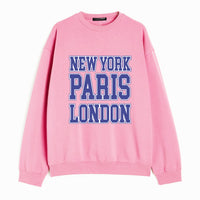 New York Paris London Sweatshirt