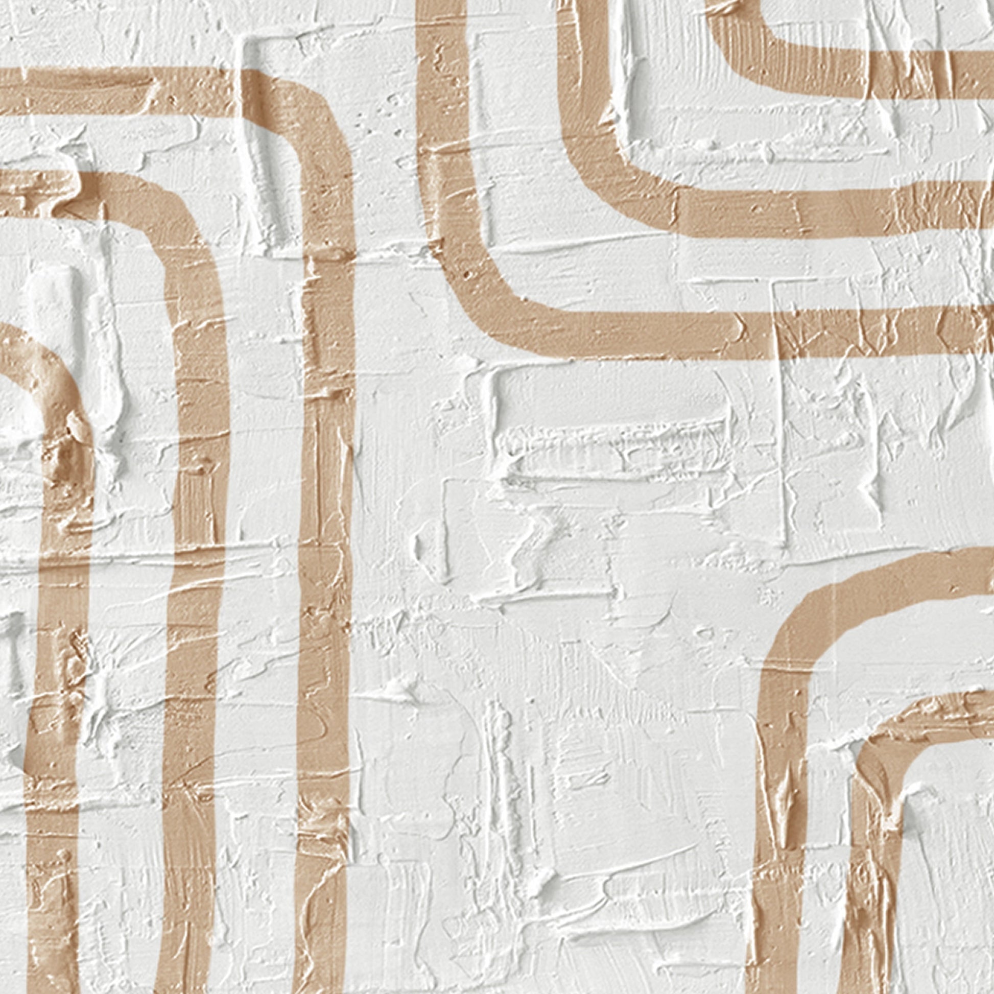 Abstract Beige + White Lines Textured Art TEXTURED ART LULUSIMONSTUDIO 