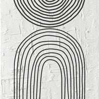 Abstract Black Arches Textured Art TEXTURED ART LULUSIMONSTUDIO 