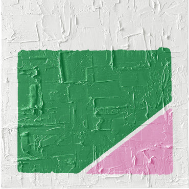 Abstract Pink + Green Textured Art TEXTURED ART LULUSIMONSTUDIO 