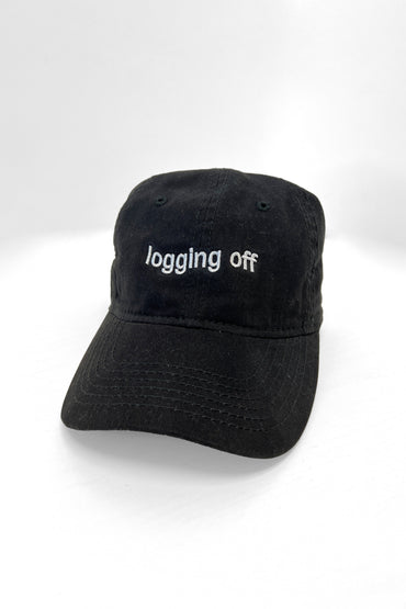 CN Logging Off Baseball Hat Hats LULUSIMONSTUDIO One Size *PRE-ORDER* Black 
