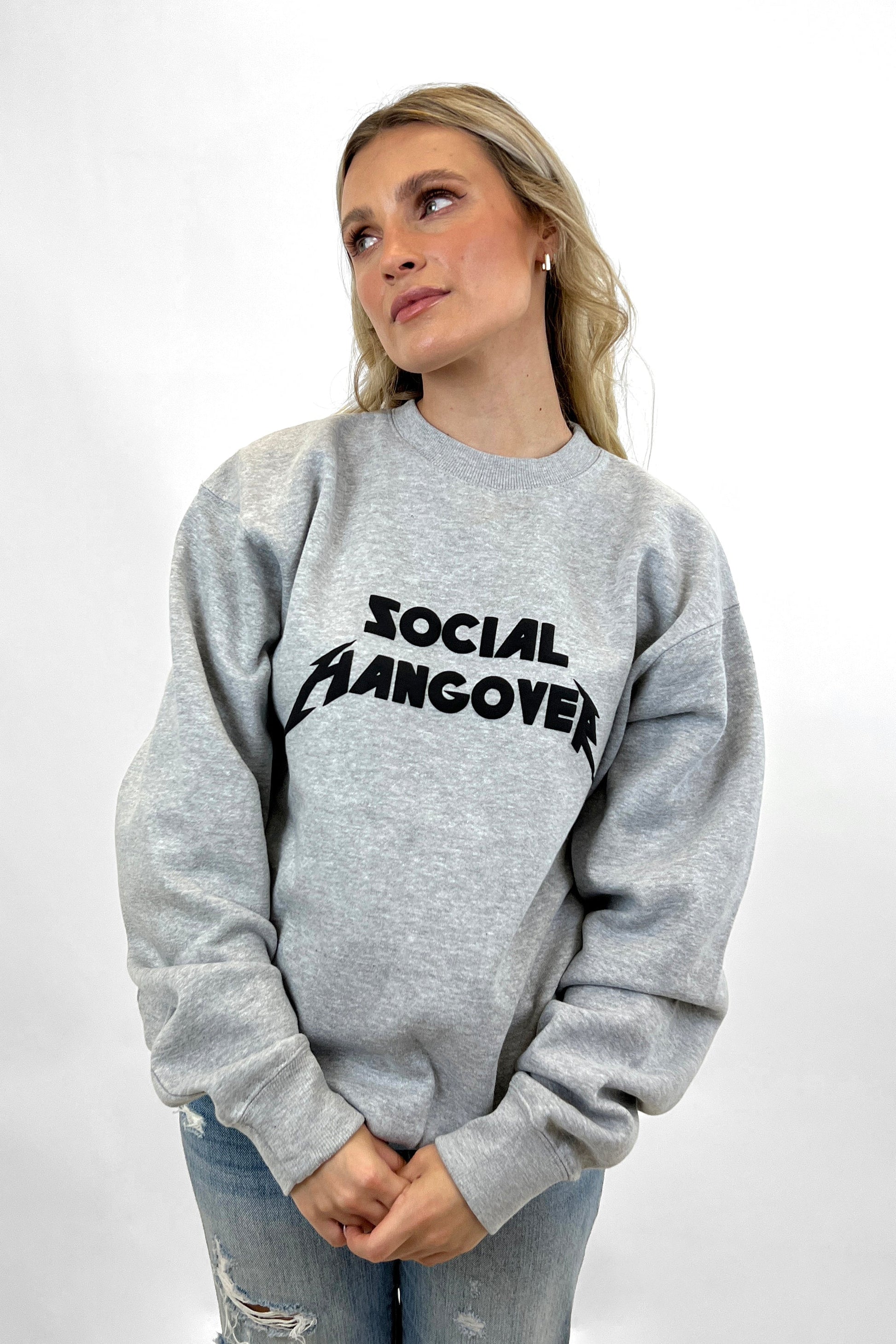Social Hangover® Metal Sweatshirt SWEATSHIRT LULUSIMONSTUDIO 