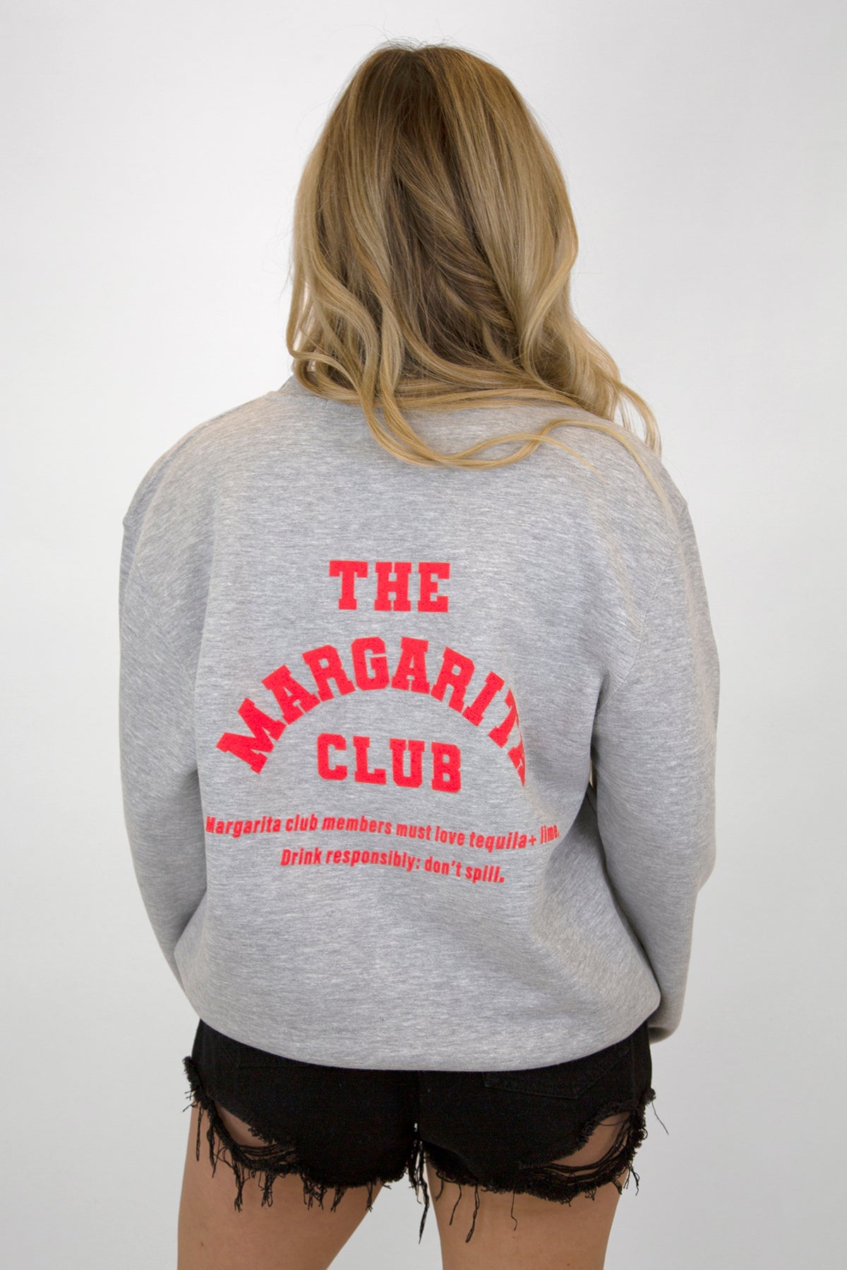 The Margarita Club Crew Neck Sweatshirt SWEATSHIRT LULUSIMONSTUDIO 