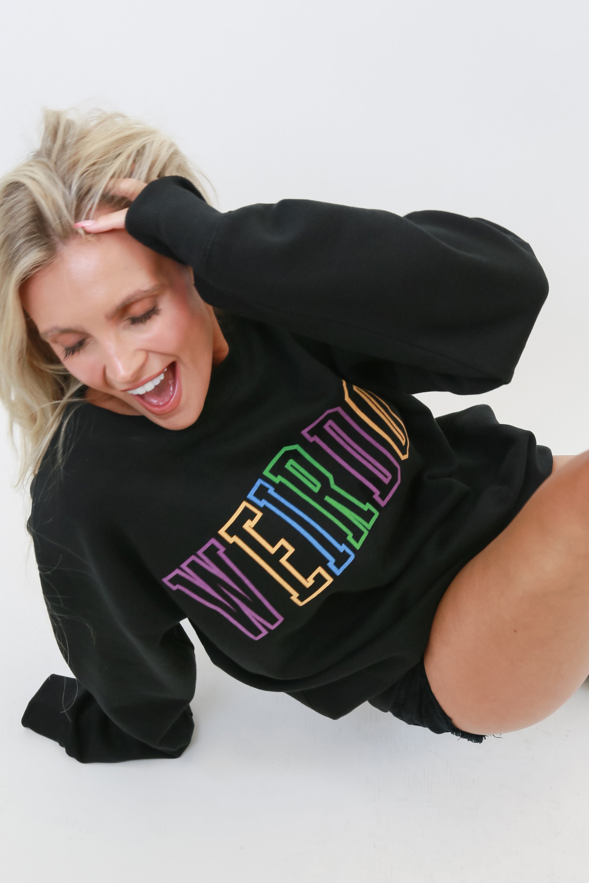 Weirdo sales rainbow sweater