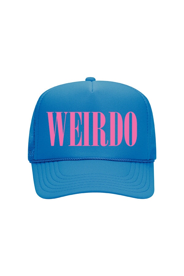Weirdo Trucker Hat HAT LULUSIMONSTUDIO Columbia Blue 