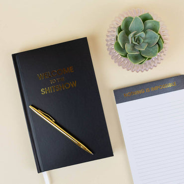 WELCOME TO THE SH*TSHOW JOURNAL HOME DECOR CHEZ GAGNE 