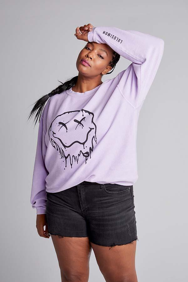 Oversized corded sales sweatshirt